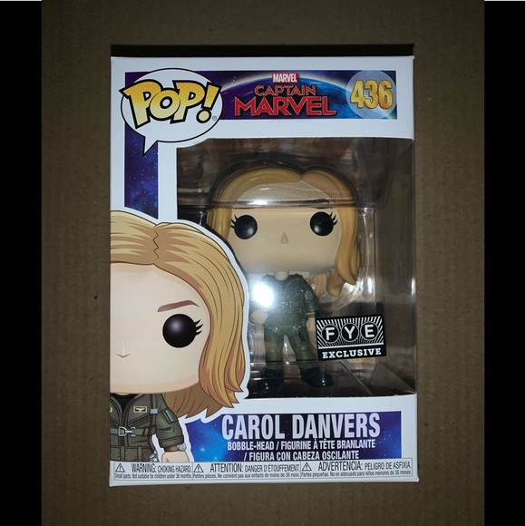 carol danvers funko pop